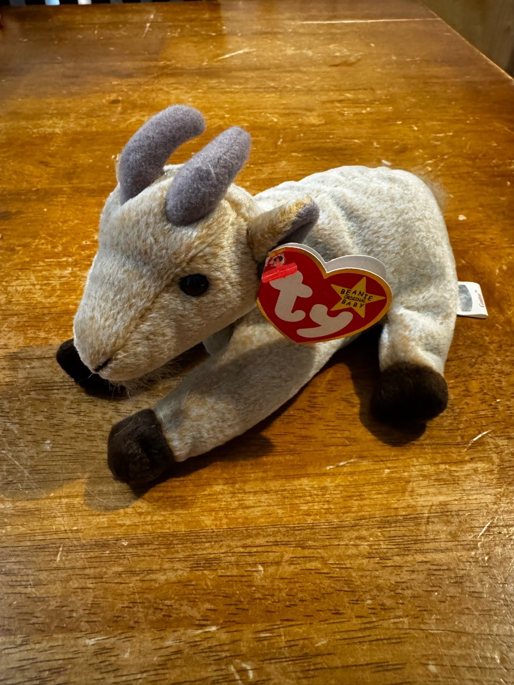 Ty Goatee the Goat Beanie Baby - Retired